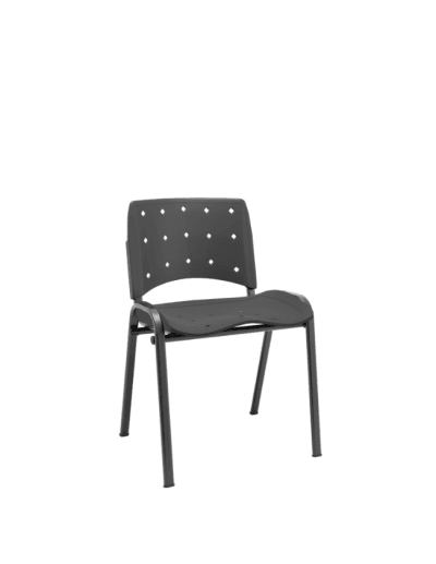 ERGOPLAX Director - Silla Fija Estructura Negra