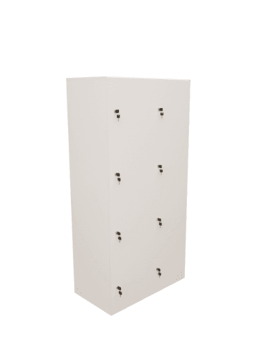 LOCKERS - Doble para 8 Nichos con Puertas